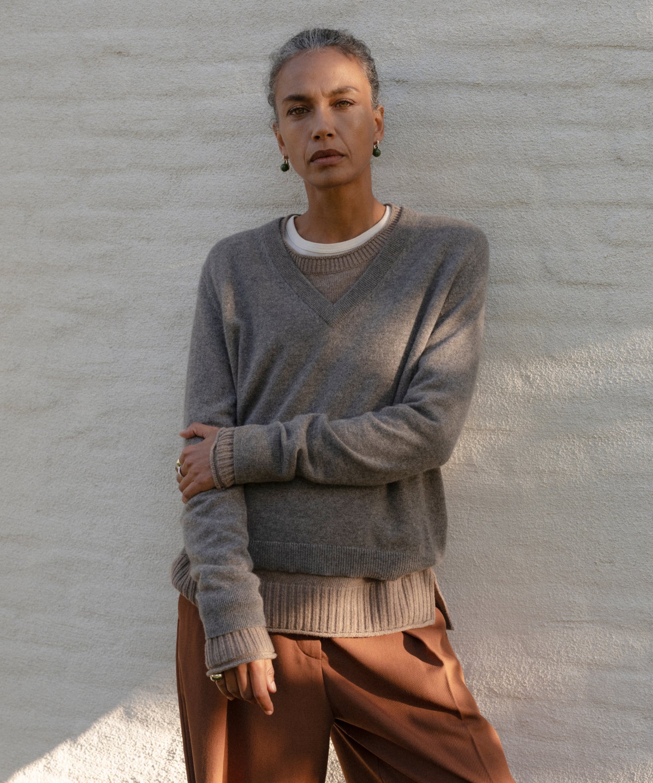 Flynn Cashmere V-Neck