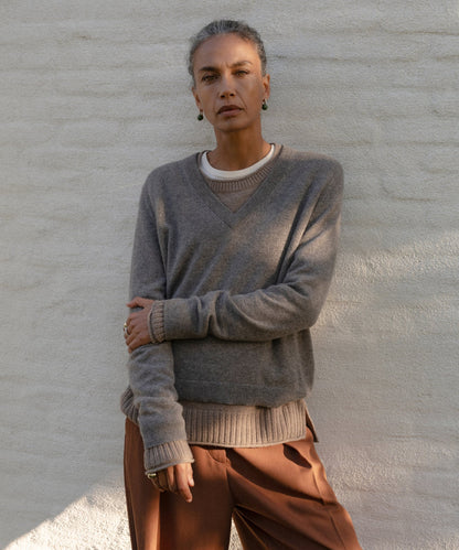 Flynn Cashmere V-Neck