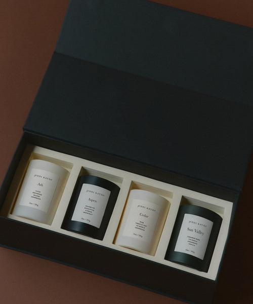 Glass Candle Gift Set