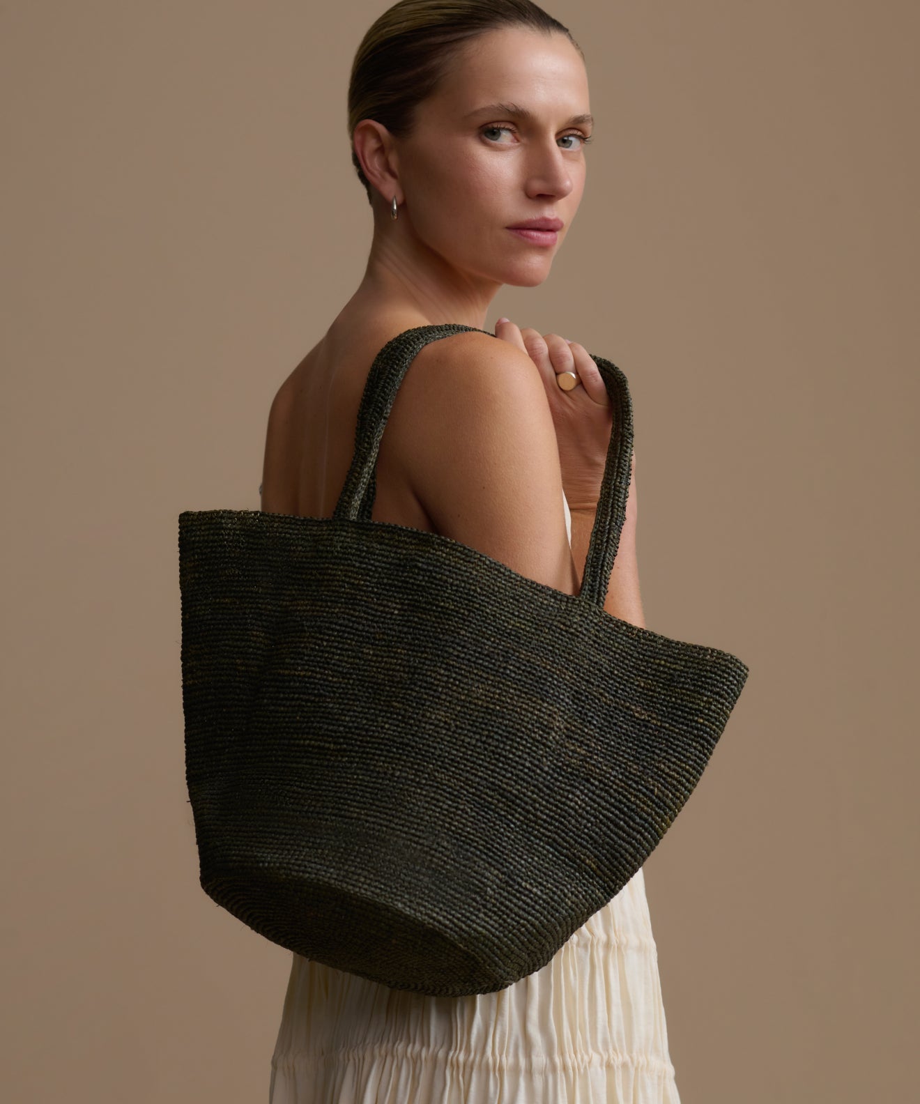 Hollis Raffia Bag