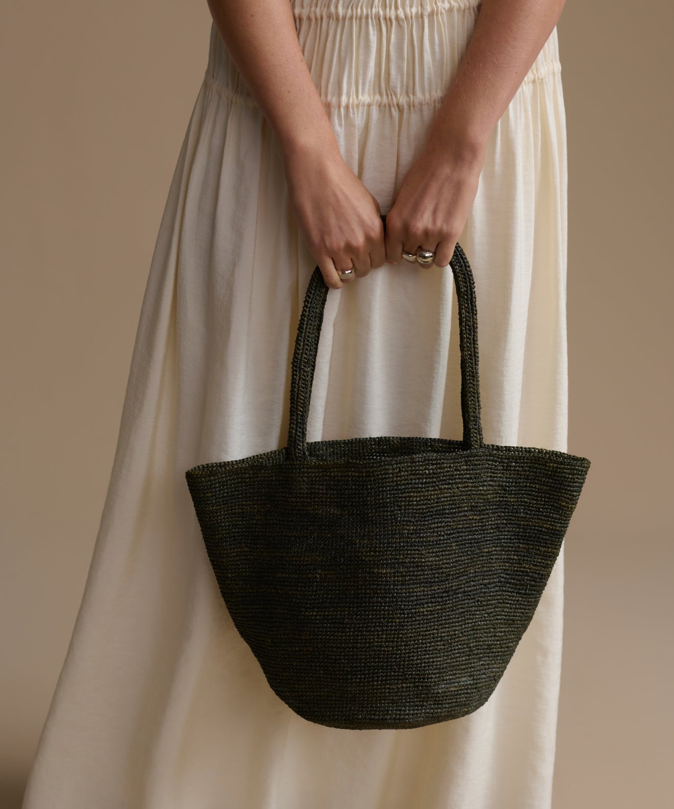 Hollis Raffia Bag