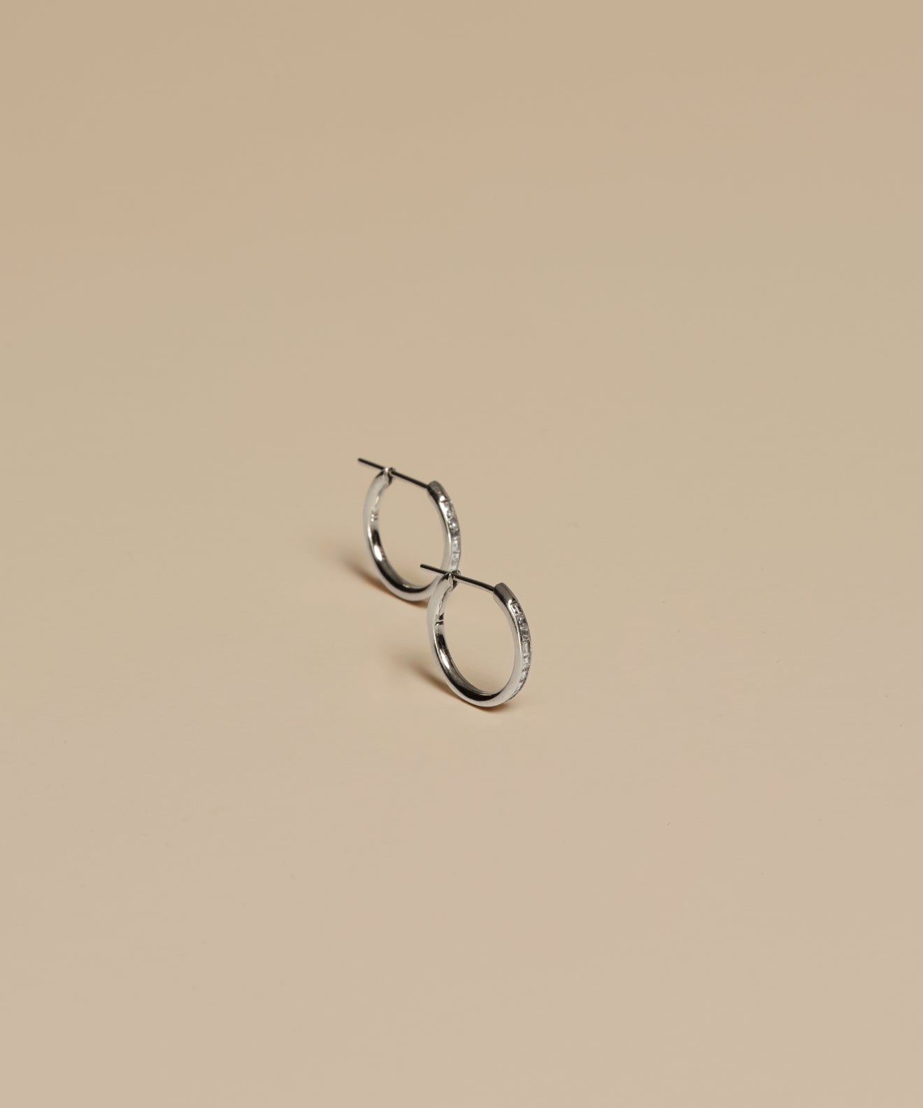 Iris Diamond Hoops