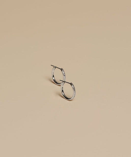 Iris Diamond Hoops