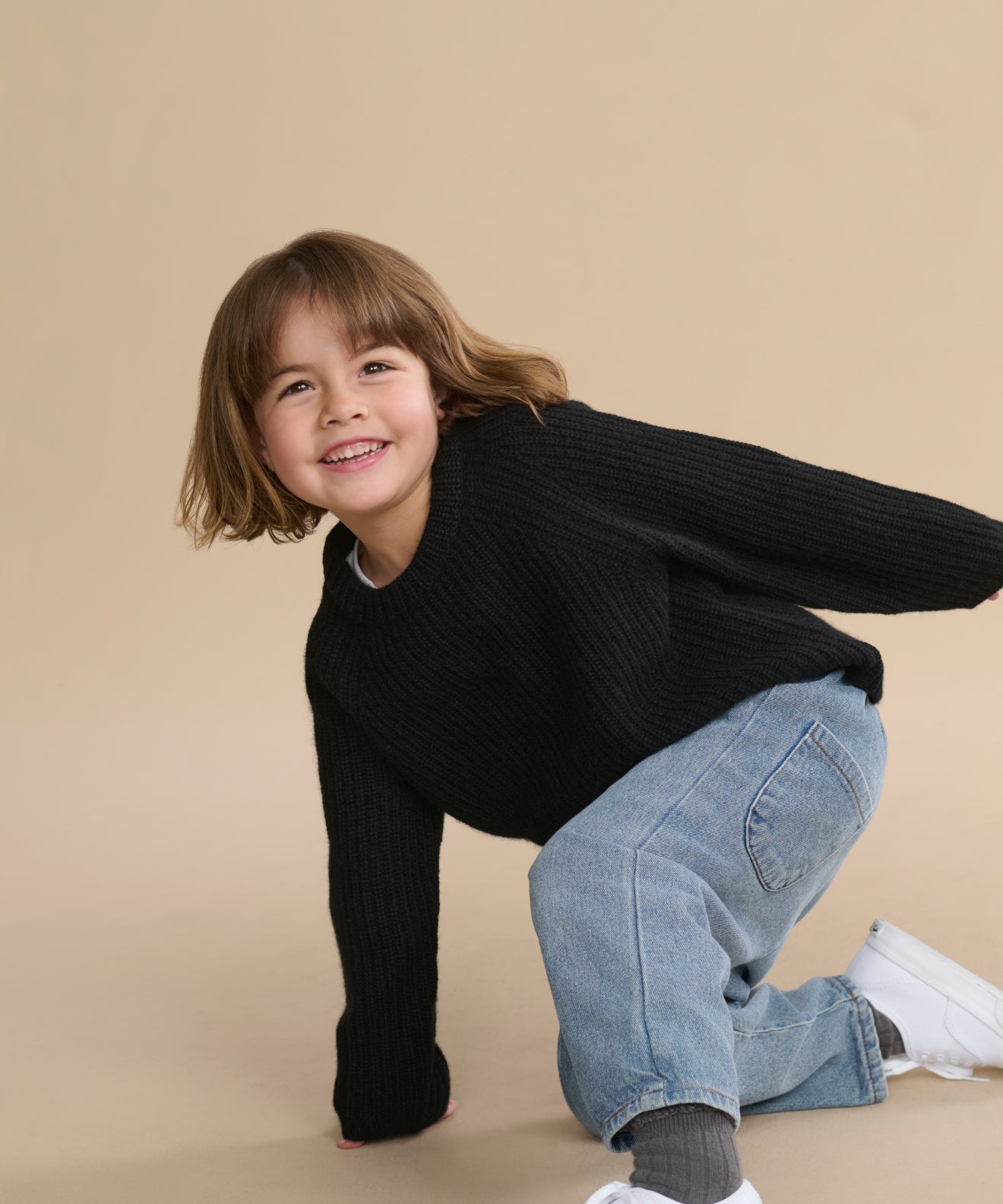 Kids' Cashmere Fisherman