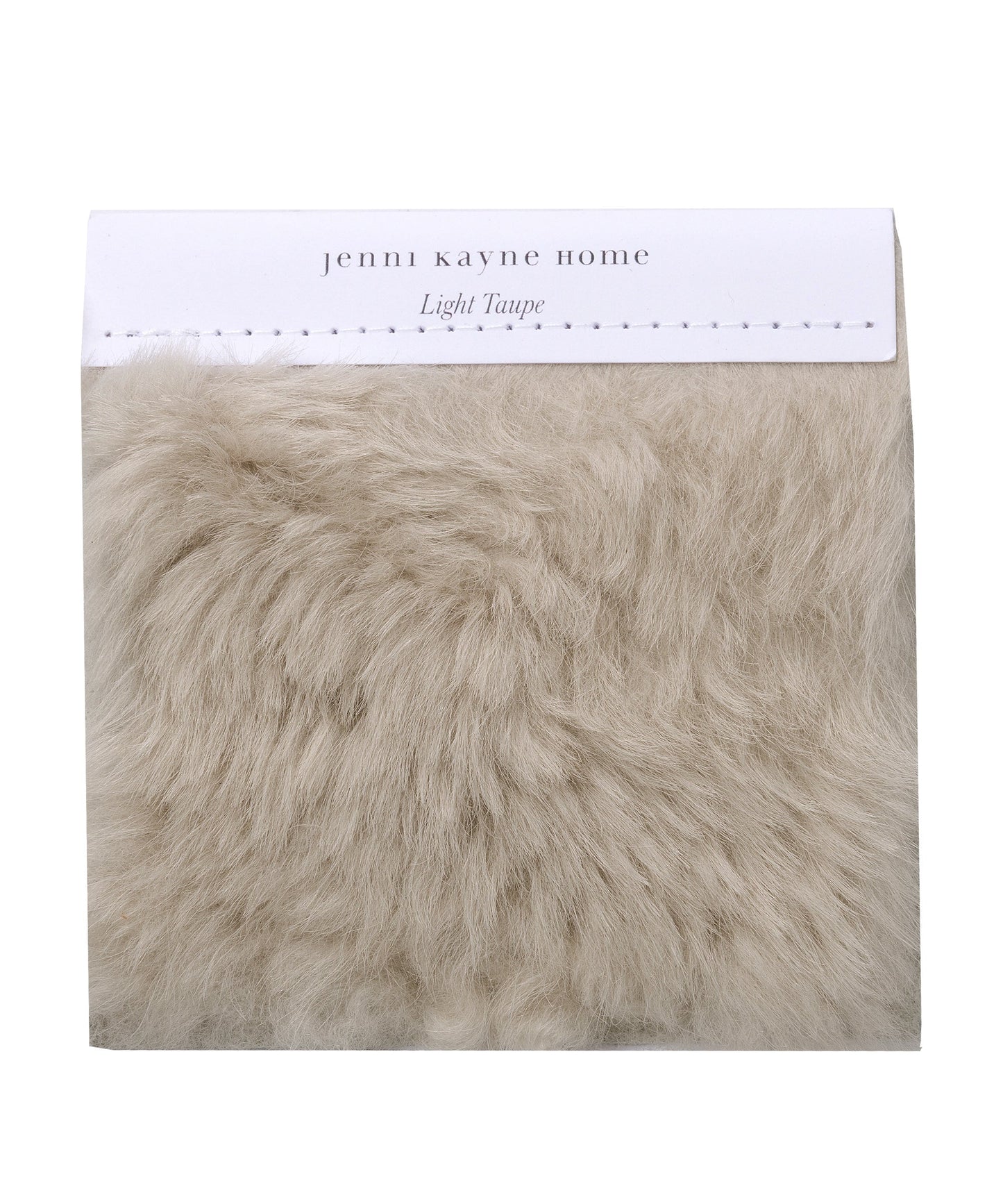 Fabric Swatch Light Taupe Shearling