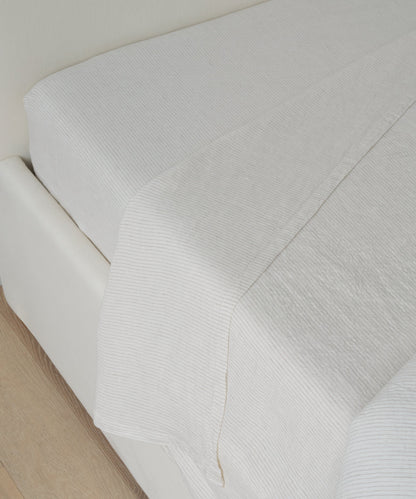 Dusk Linen Flat Sheet