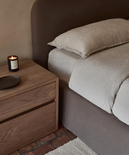 Dusk Linen Flat Sheet