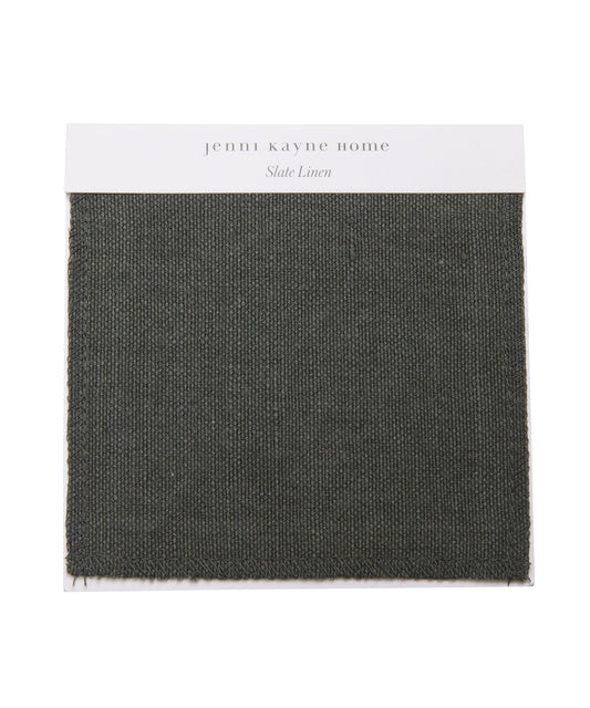 Fabric Swatch Slate Linen