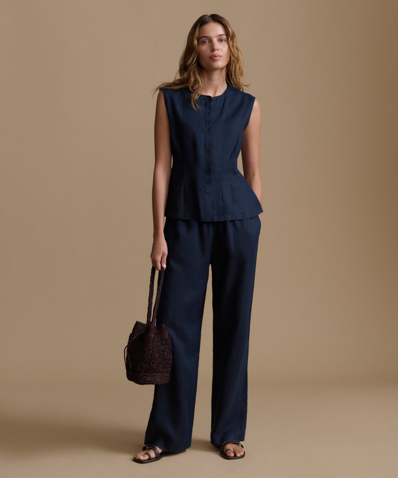 Linen Lara Top