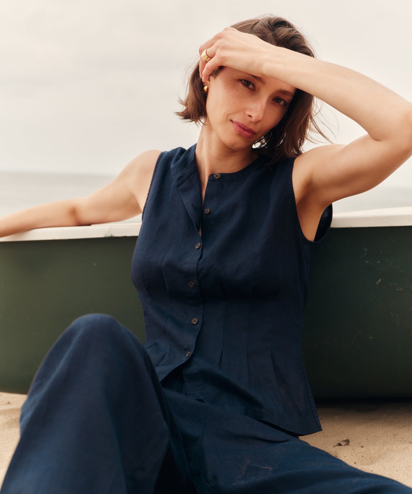 Linen Lara Top