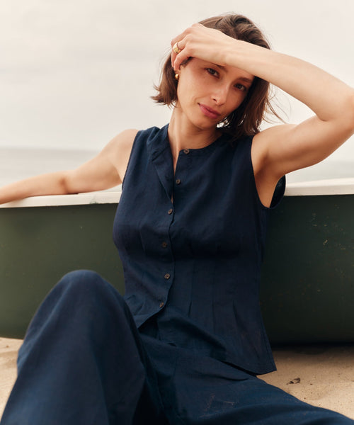 Linen Lara Top