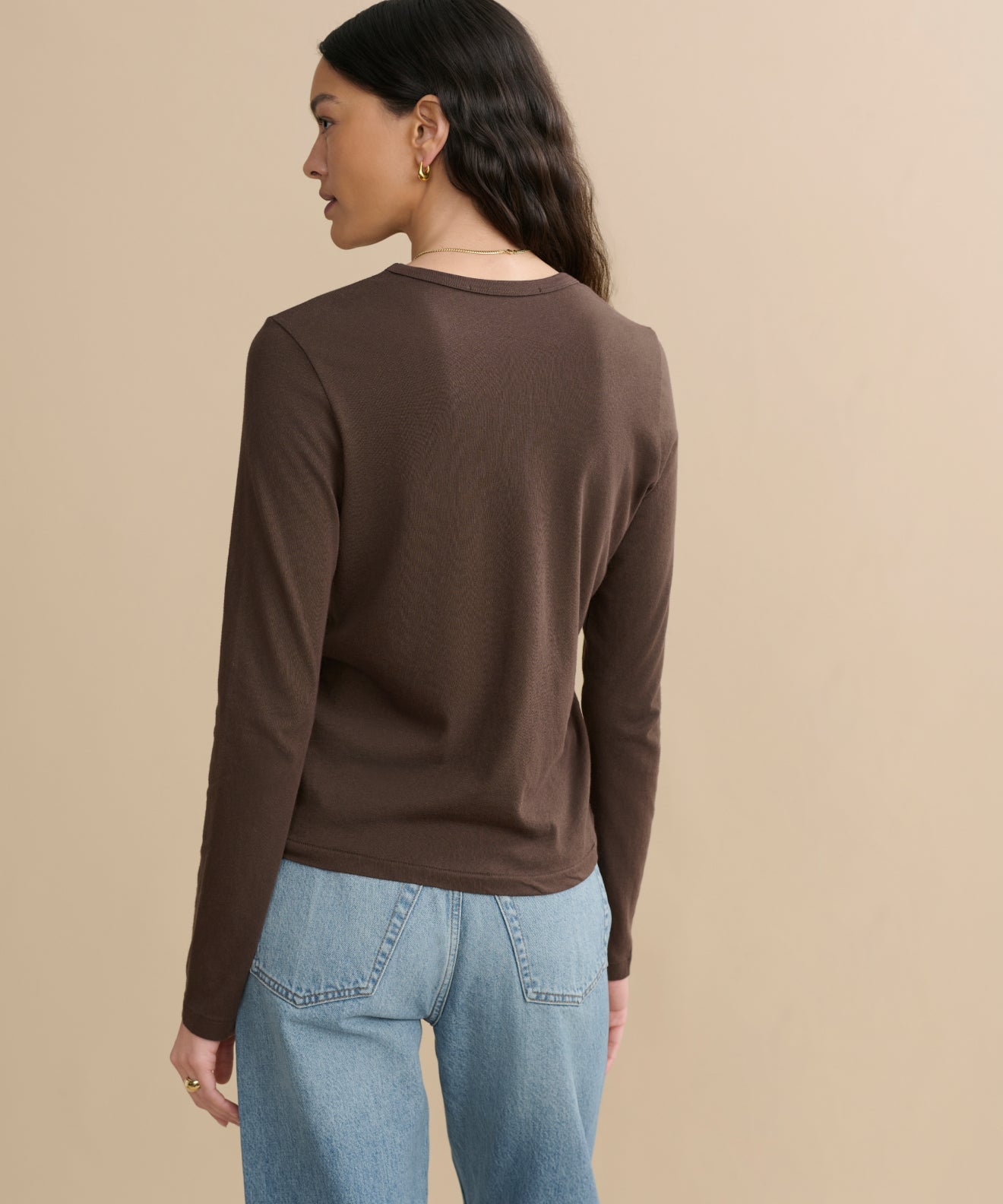 Long-Sleeve Slim Tee