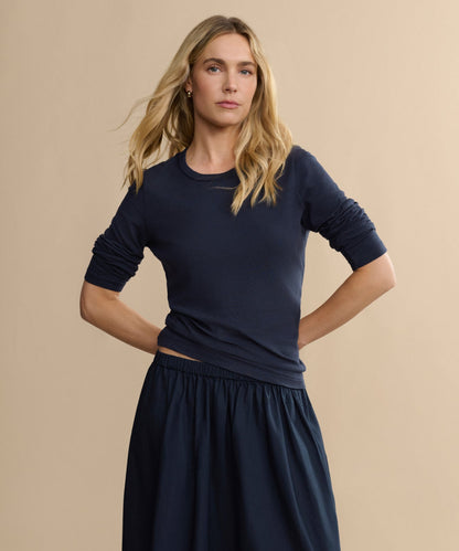 Long-Sleeve Slim Tee