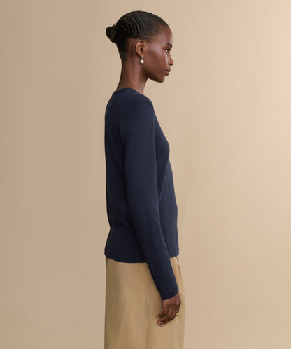 Long-Sleeve Slim Tee
