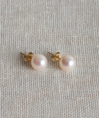 Large Loren Pearl Studs