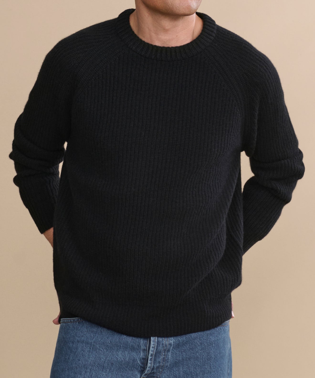Men's Cashmere Fisherman Sweater