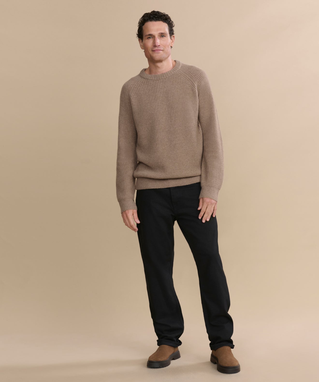 Men's Cashmere Fisherman Sweater