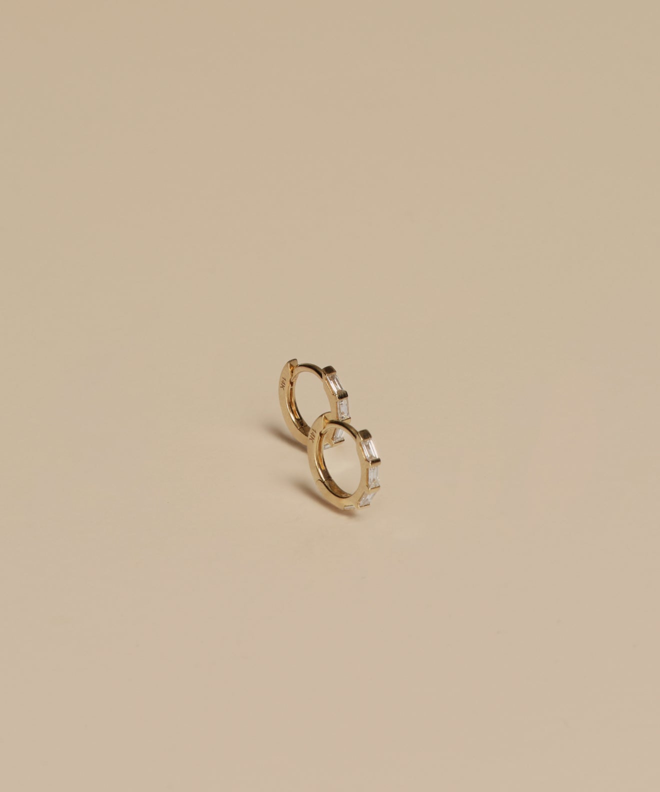 Merit Baguette Hoops