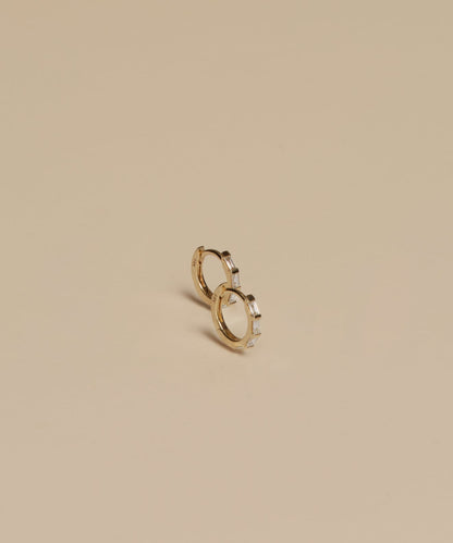 Merit Baguette Hoops