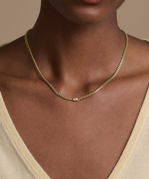Merit Emerald Cut Necklace