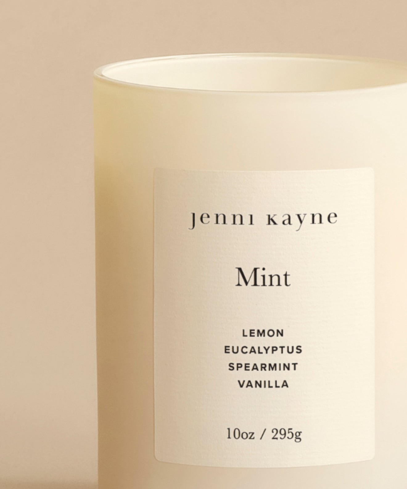 Mint Glass Candle