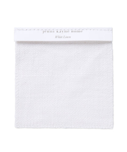 Fabric Swatch White Linen