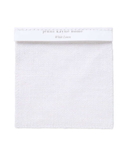 Fabric Swatch White Linen