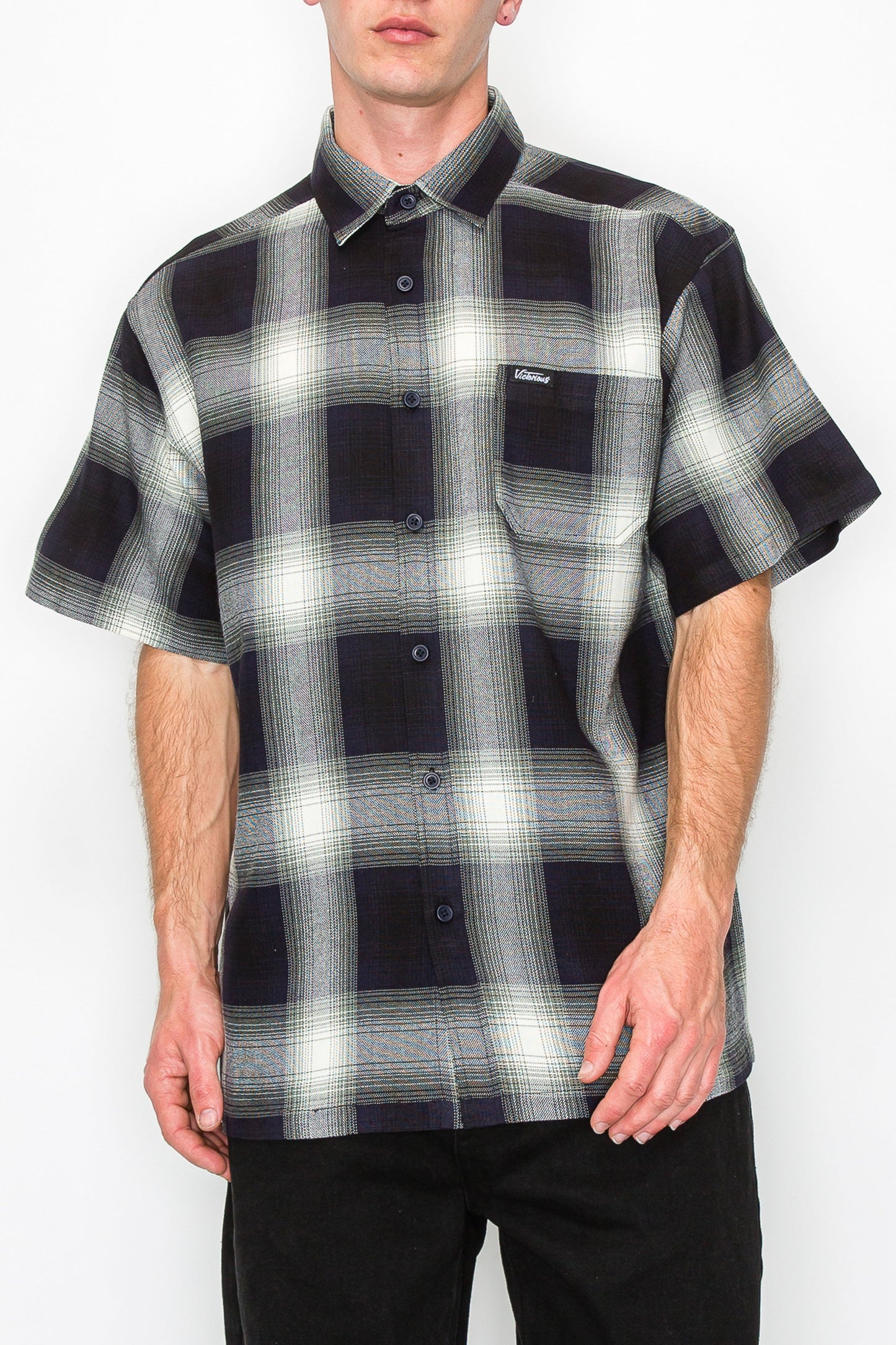 Plaid Short Sleeve Shirt