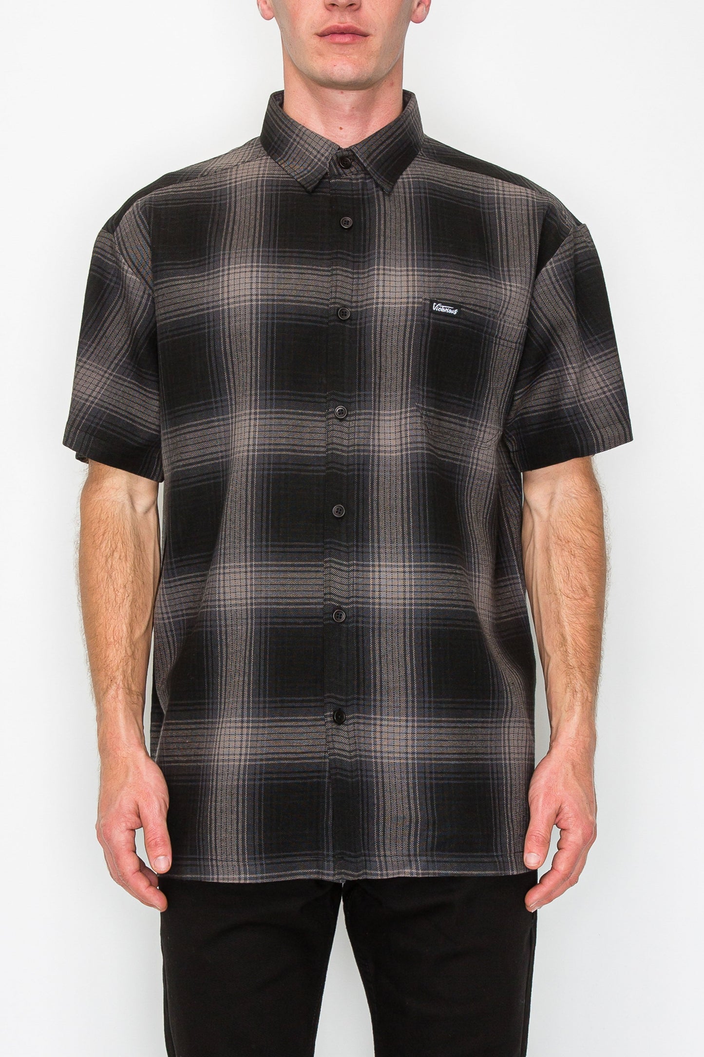 Plaid Short Sleeve Shirt