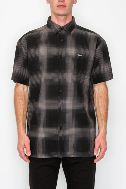 Plaid Short Sleeve Shirt