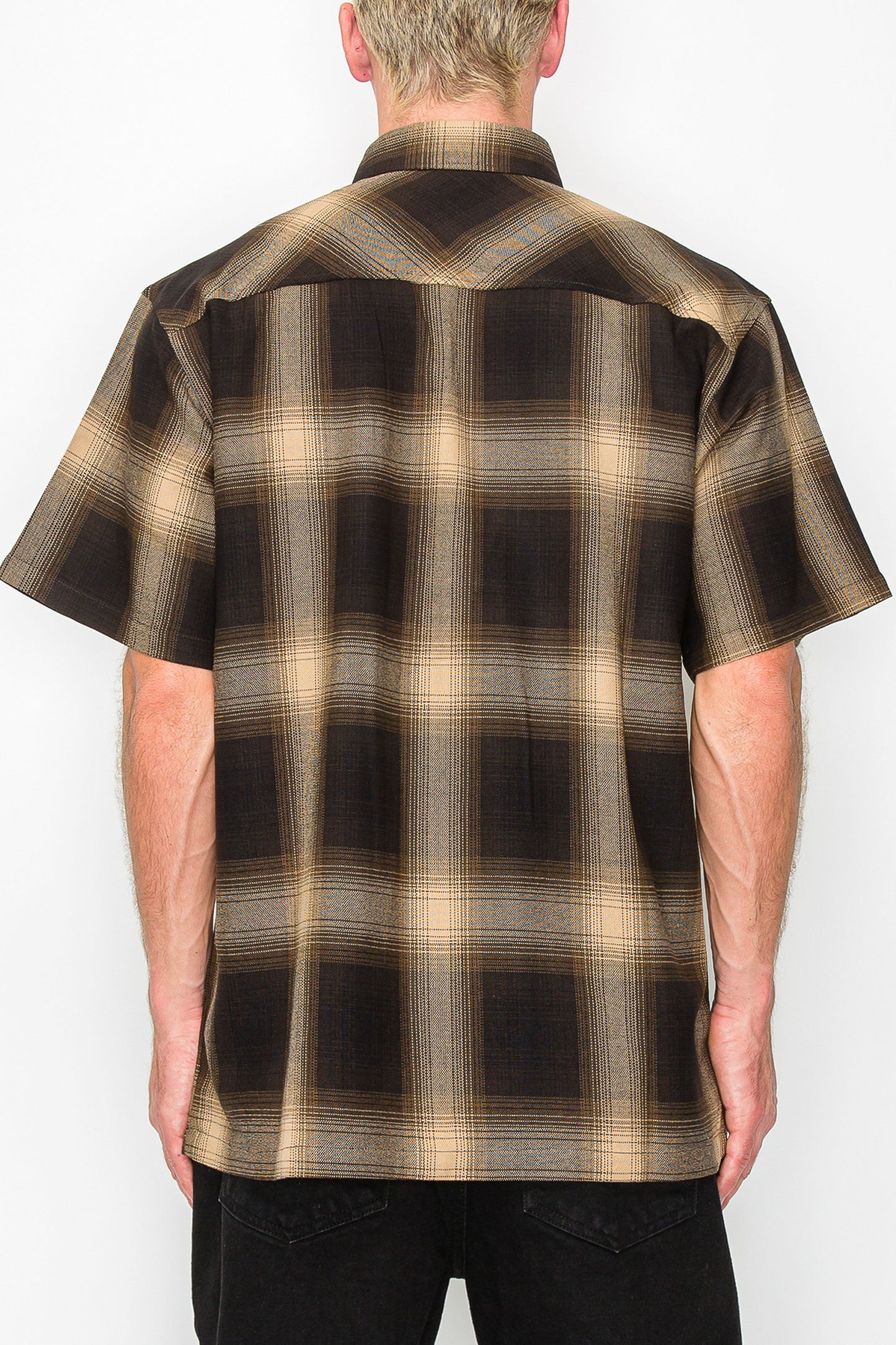 Plaid Short Sleeve Shirt