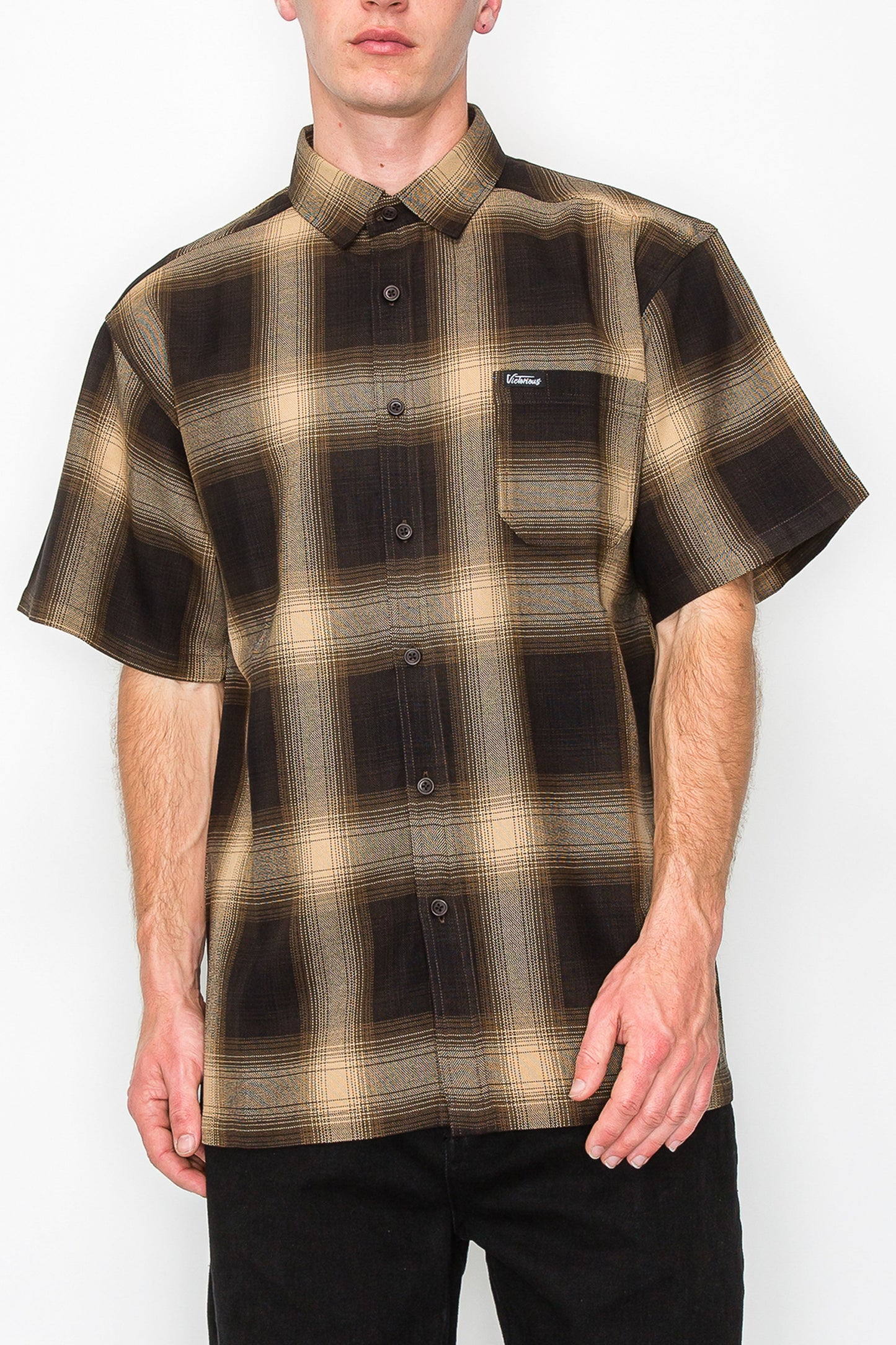 Plaid Short Sleeve Shirt