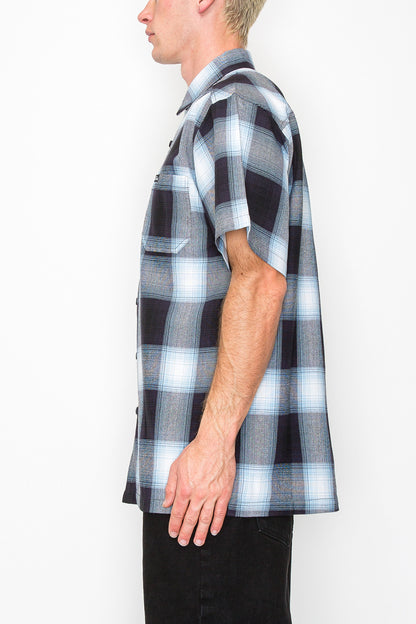 Plaid Short Sleeve Shirt