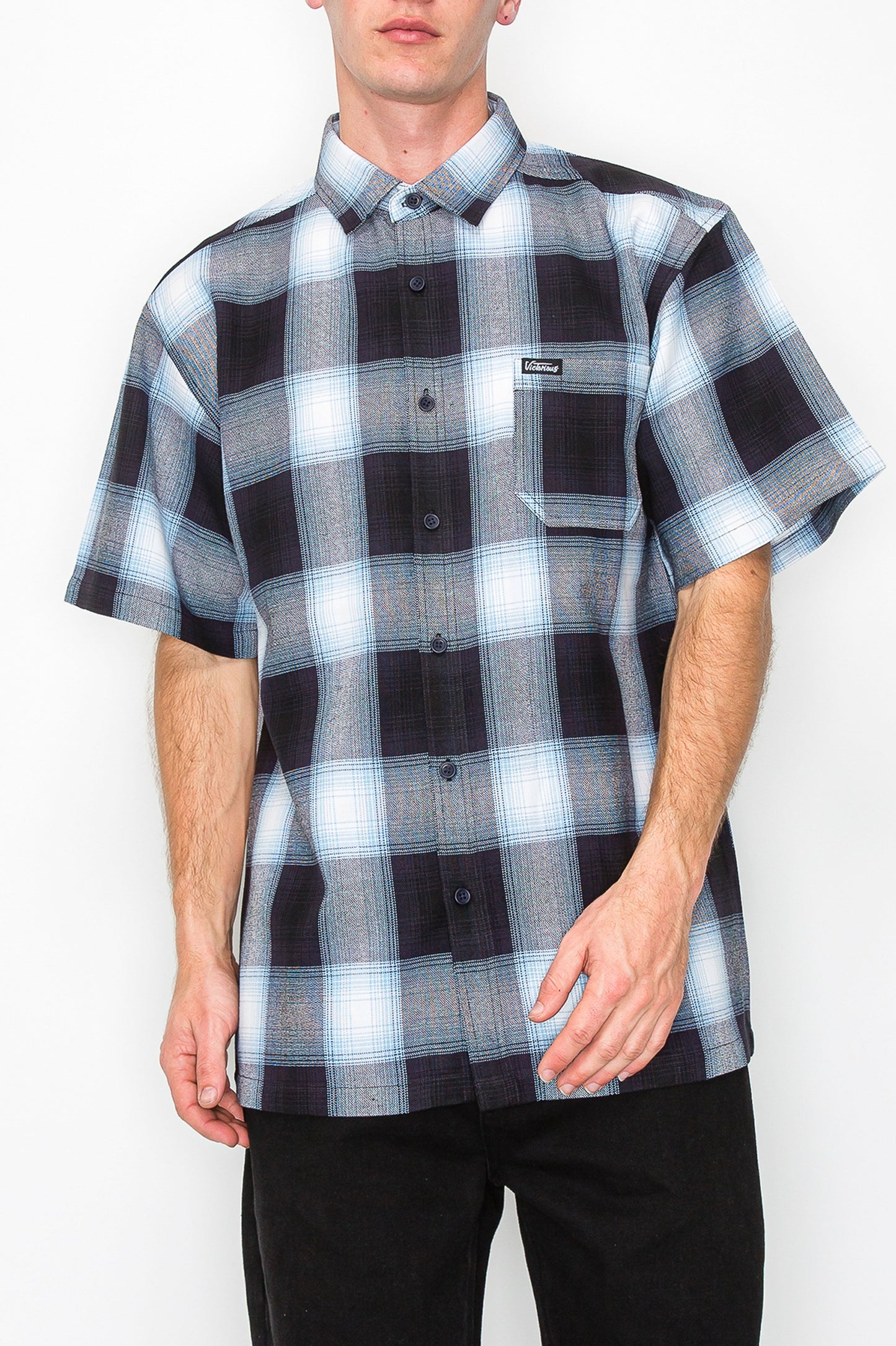 Plaid Short Sleeve Shirt
