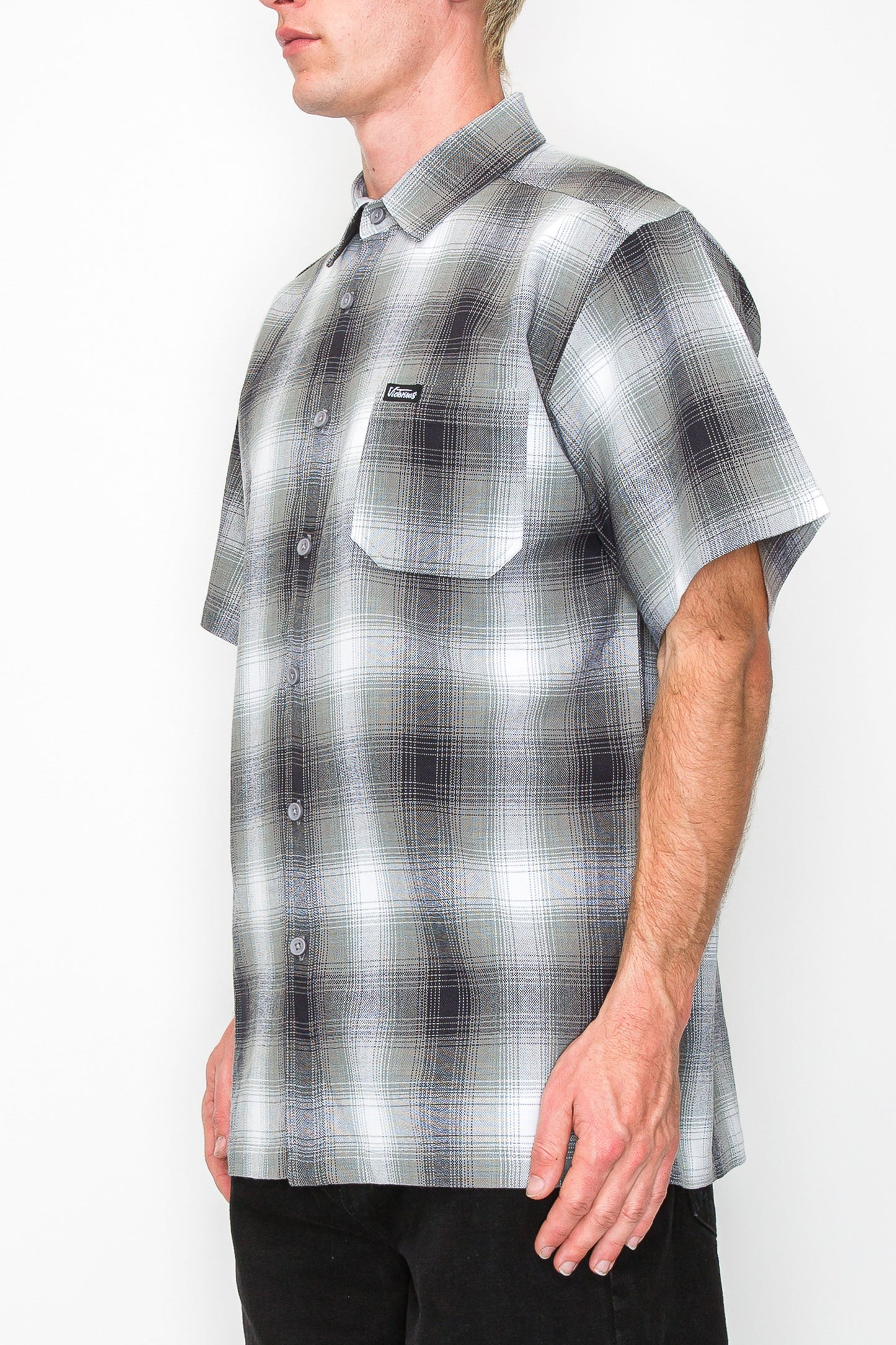 Plaid Short Sleeve Shirt