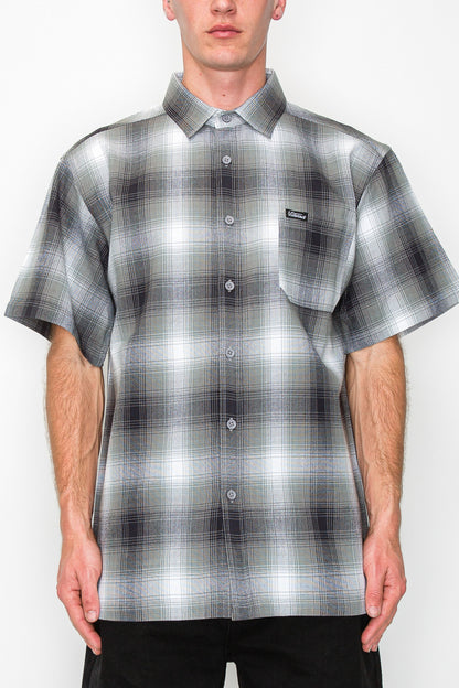 Plaid Short Sleeve Shirt