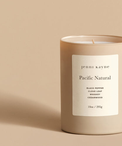 Pacific Natural Glass Candle
