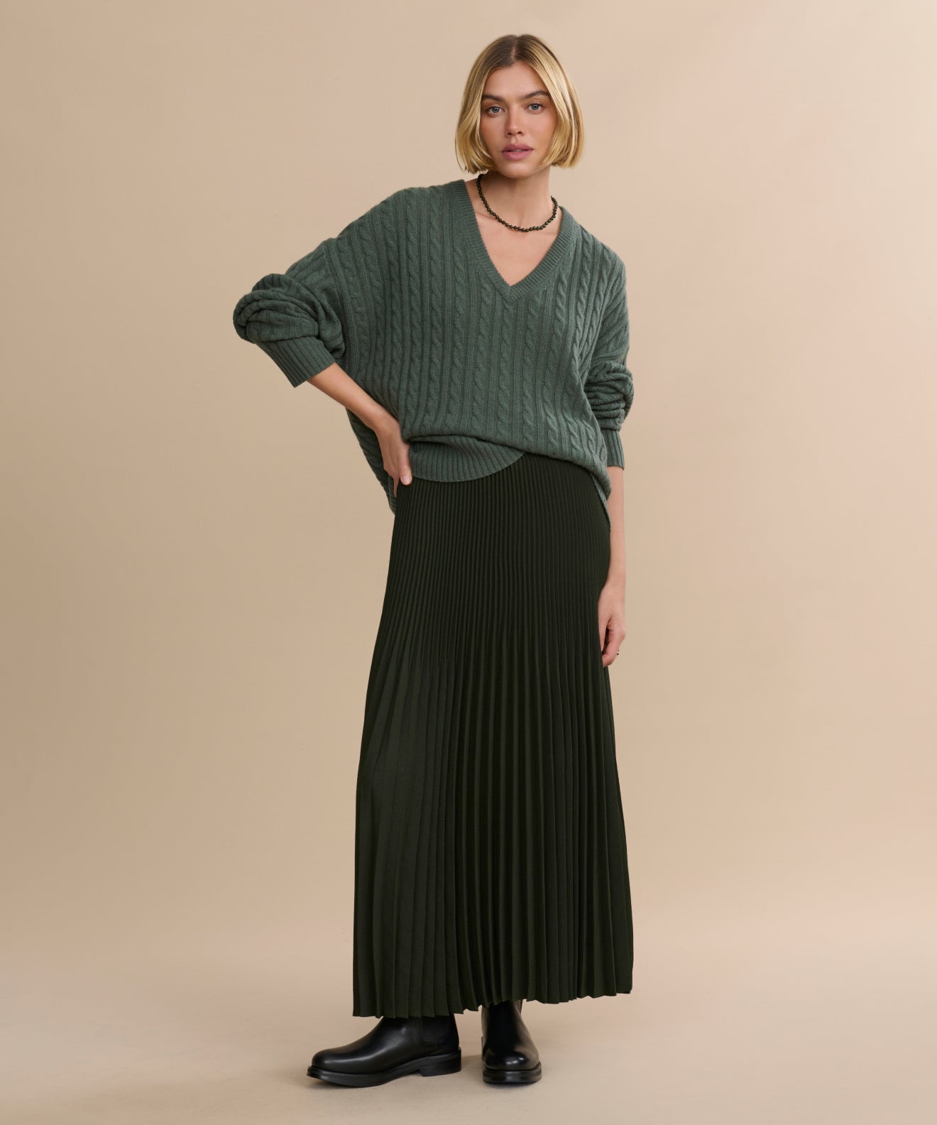 Pleated Skirt