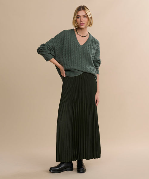 Pleated Skirt