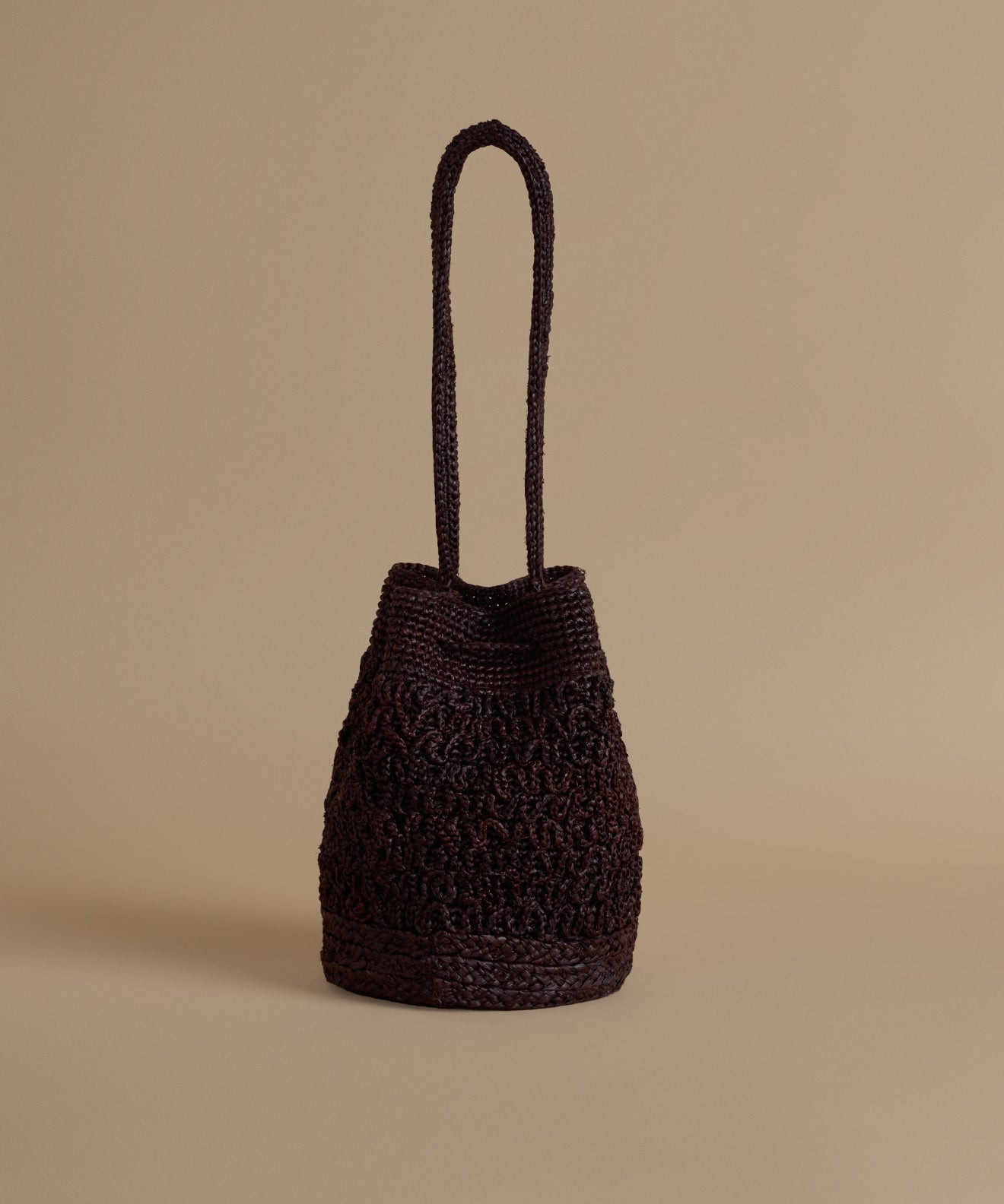 Riviera Raffia Bucket Bag