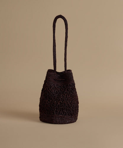 Riviera Raffia Bucket Bag