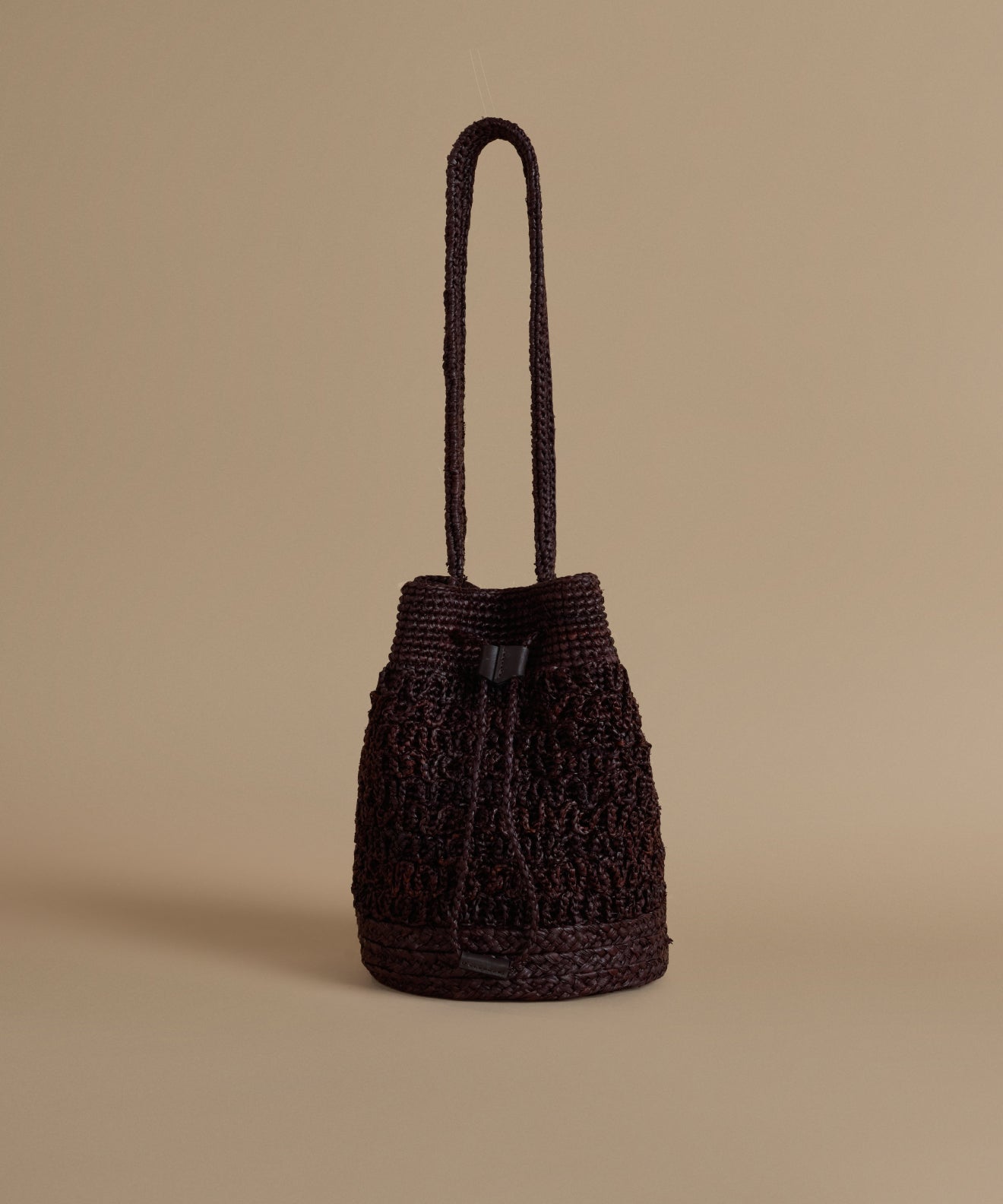 Riviera Raffia Bucket Bag