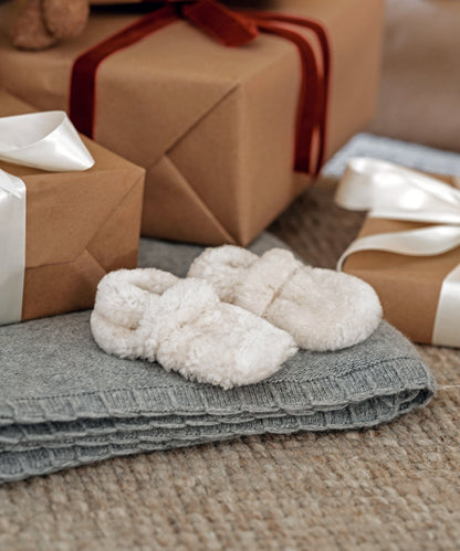 Shearling Baby Booties