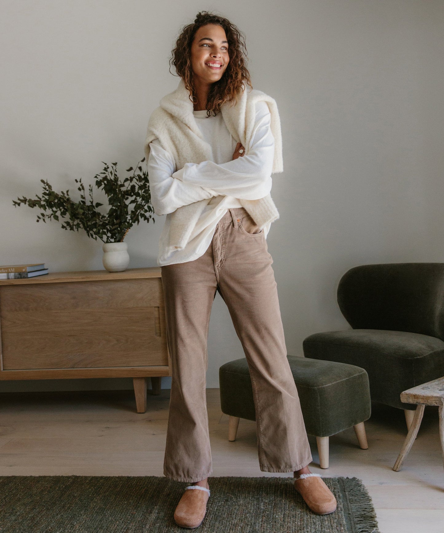 Shearling-Lined Moc Clog