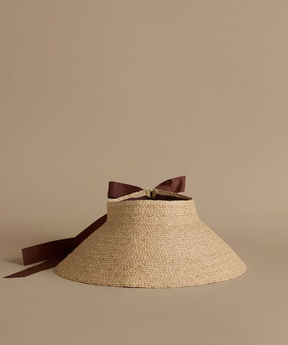 Shore Raffia Visor