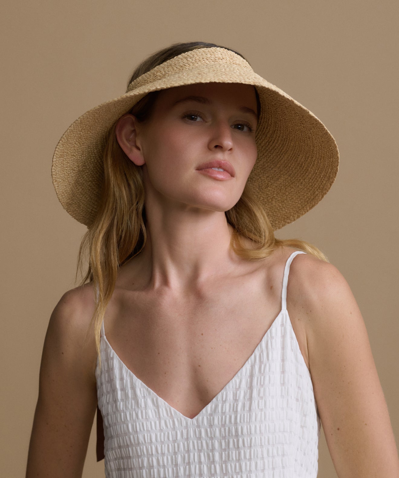 Shore Raffia Visor