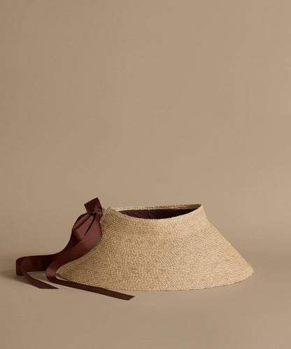 Shore Raffia Visor