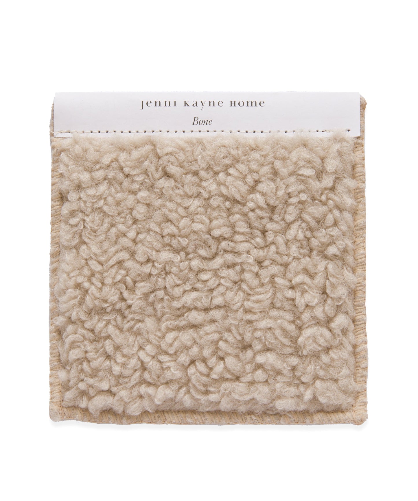 Fabric Swatch Bone Sherpa