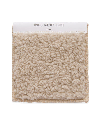 Fabric Swatch Bone Sherpa