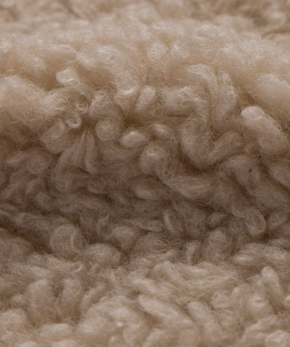 Fabric Swatch Bone Sherpa